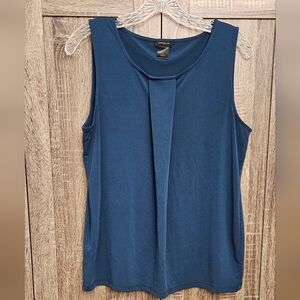Ann Taylor Teal Blue Women's Sleeveless Top Sz M